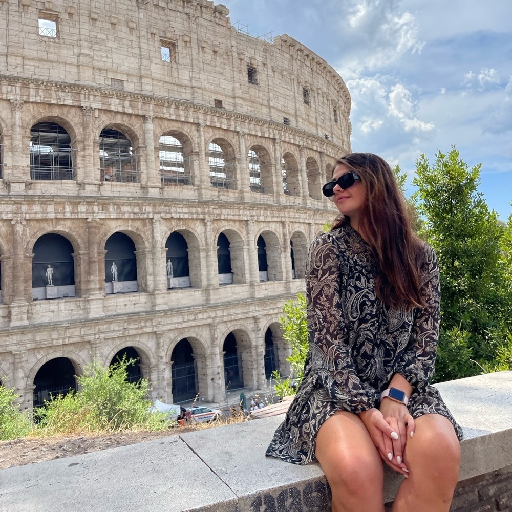 Zara PRINTED SHORT DRESS - Picture 6 of 6